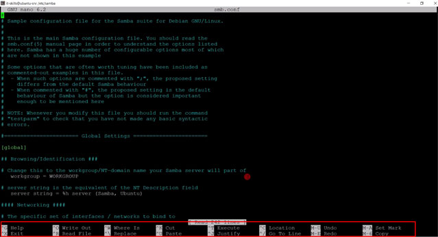 Samba Server - Настройка (smb.conf, smbpasswd, testparm)